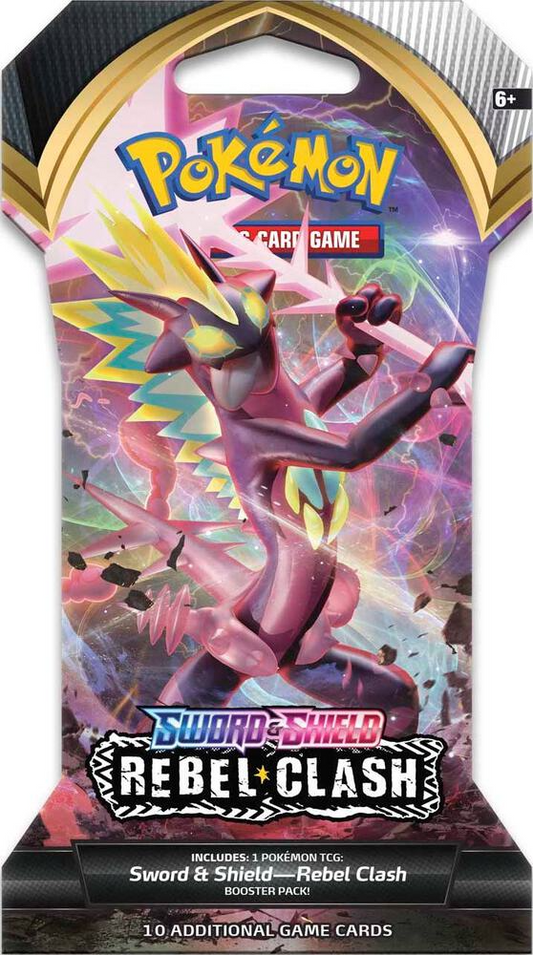 Pokémon TCG -  Rebel Clash Sleeved Booster Pack (ENG.)